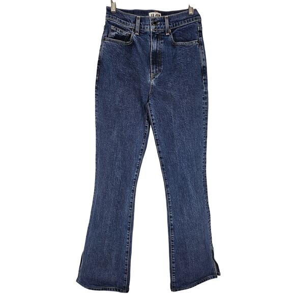 LE JEAN BY CHARLIE GAY STELLA FLARE Women's Blue Jean Pant Size 26 - Picture 1 of 15